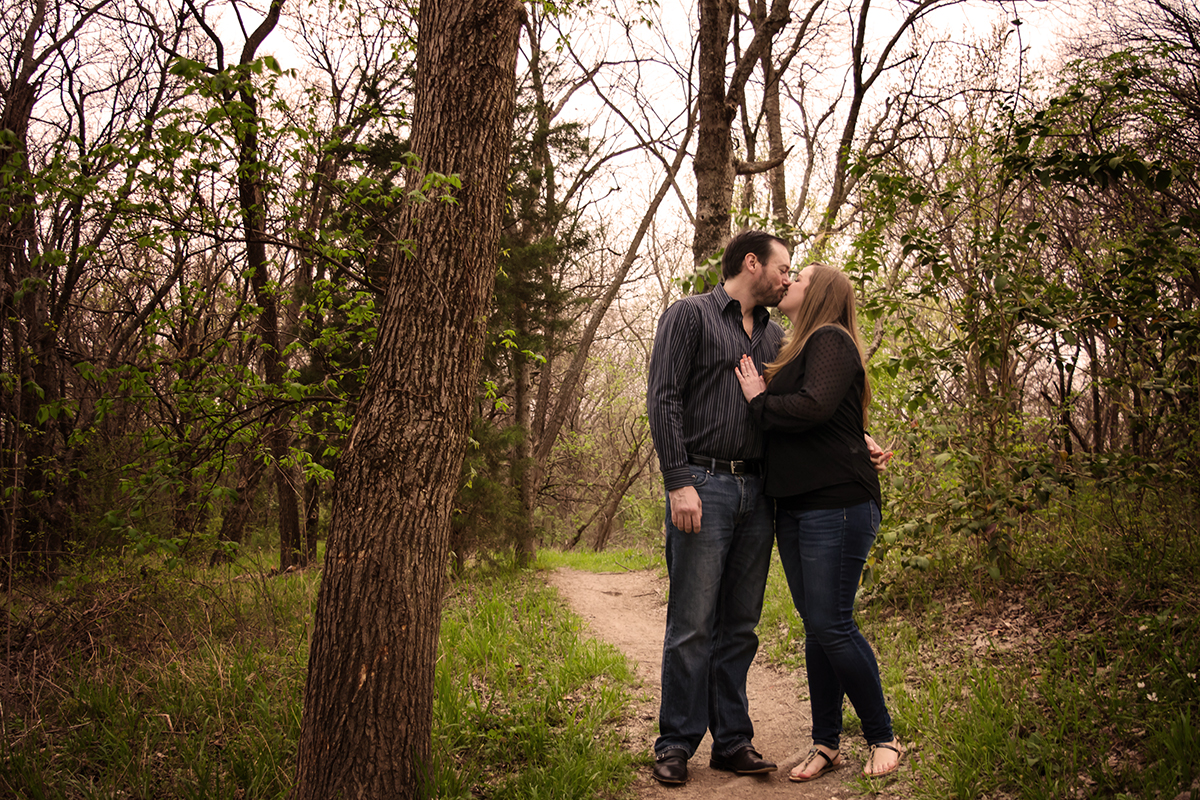Peoria Engagement Photographer with a love for unprompted candid photos